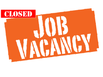 Job vacancy - closed