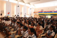 Audience at launching of ICAC anti-corruption campaign for students