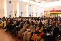 Audience at launching of ICAC anti-corruption campaign for students
